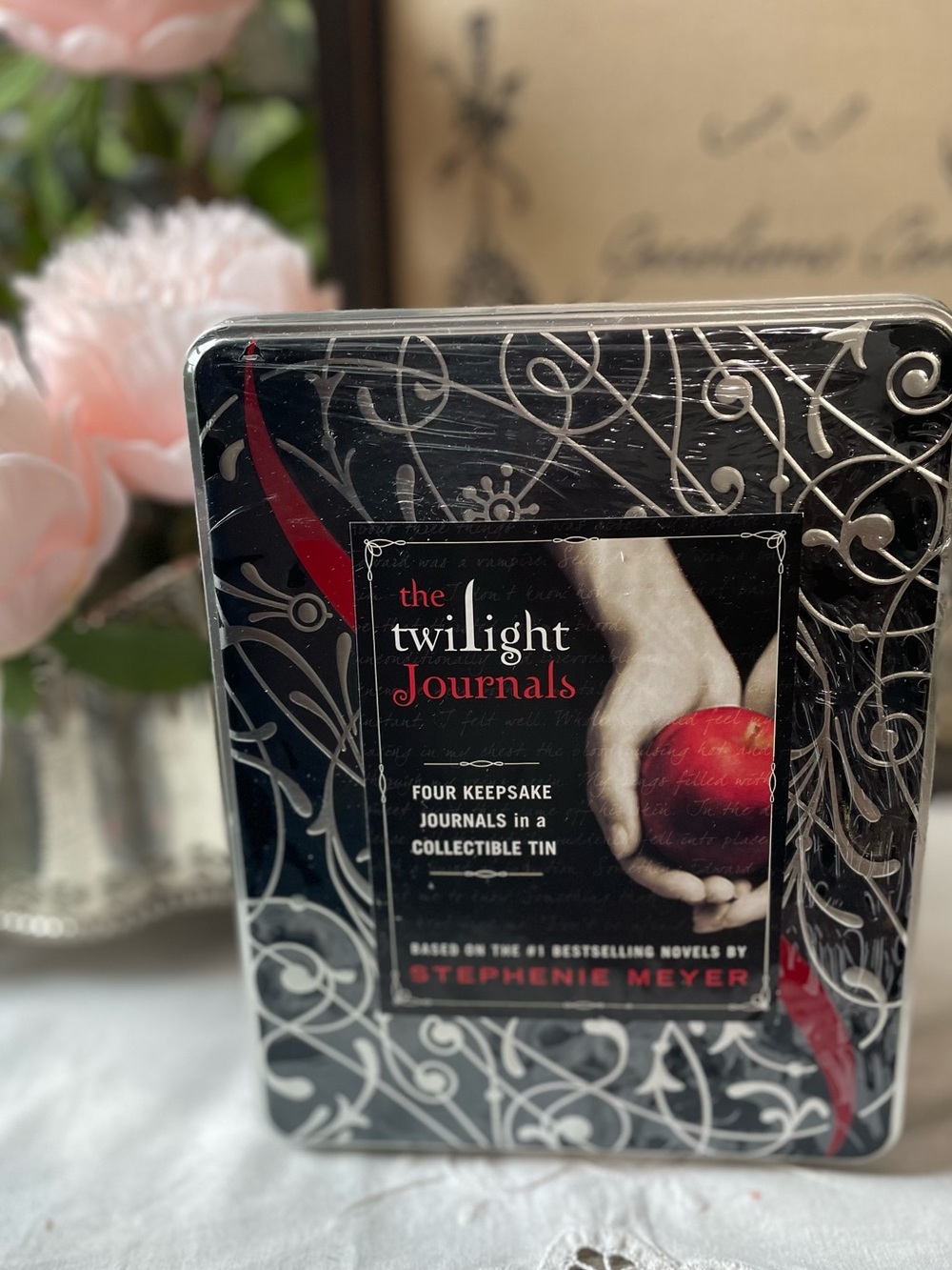 The Twilight Journals Collectible Tin - Black with Red Accent